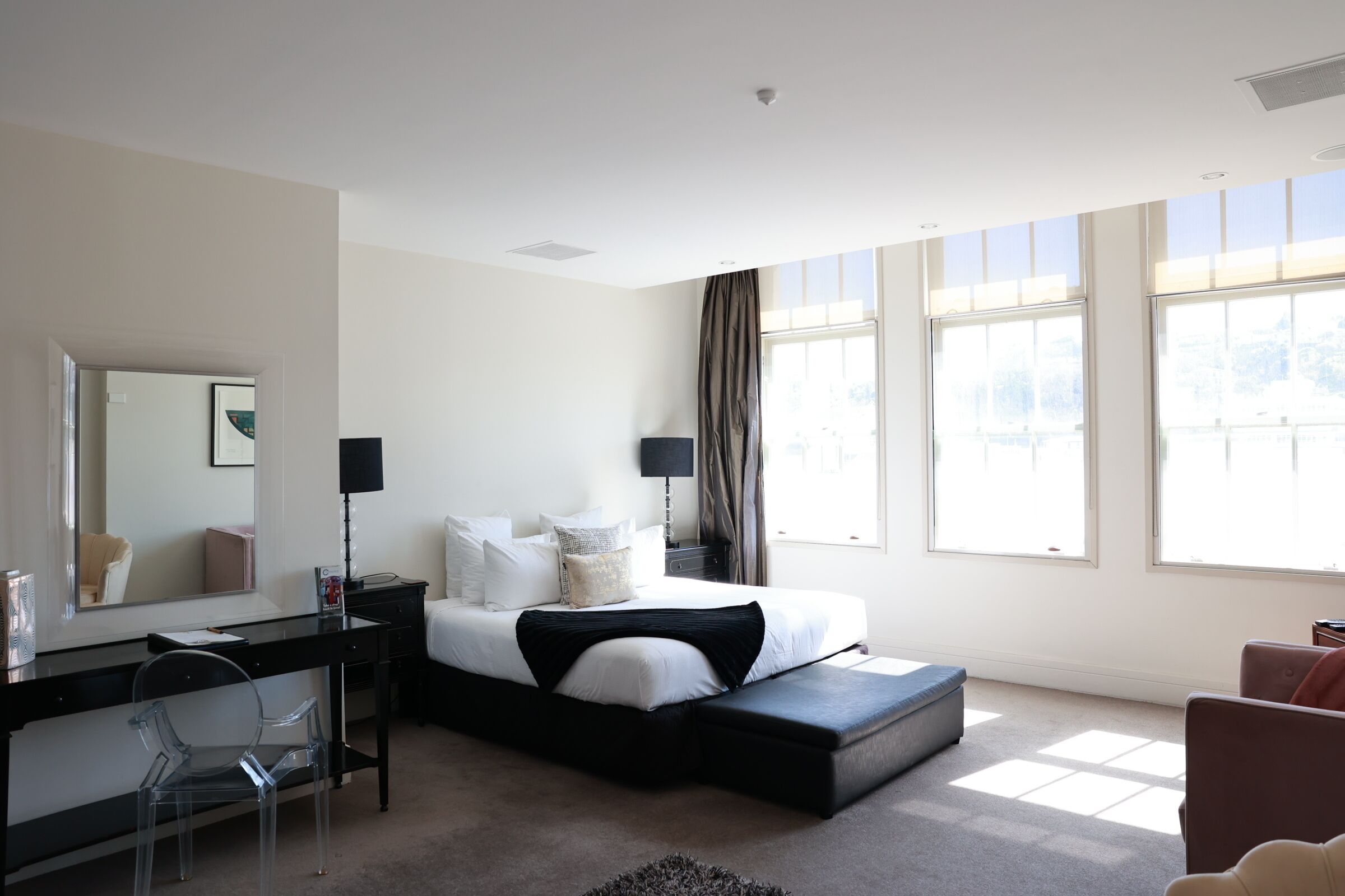 Studio, accessible aux personnes à mobilité réduite | Draps en coton égyptien, literie de qualité supérieure, surmatelas