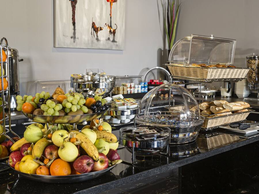 Daily buffet breakfast (EUR 13 per person)