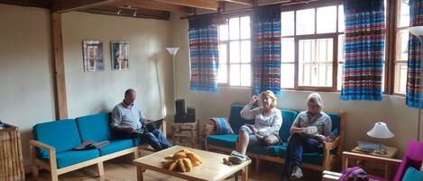 Sala de estar en el lobby