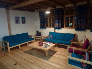 Sala de estar en el lobby