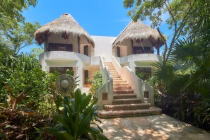 Blick von der Unterkunft