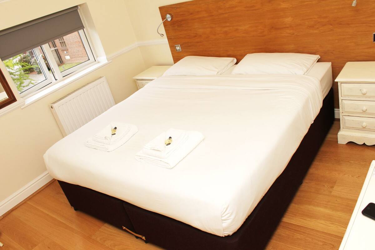 iron/ironing board, free wifi, bed sheets