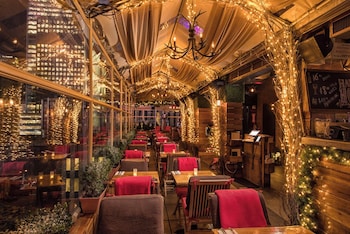 Lunch, dinner, brunch served; American cuisine  at Sanctuary Hotel New York