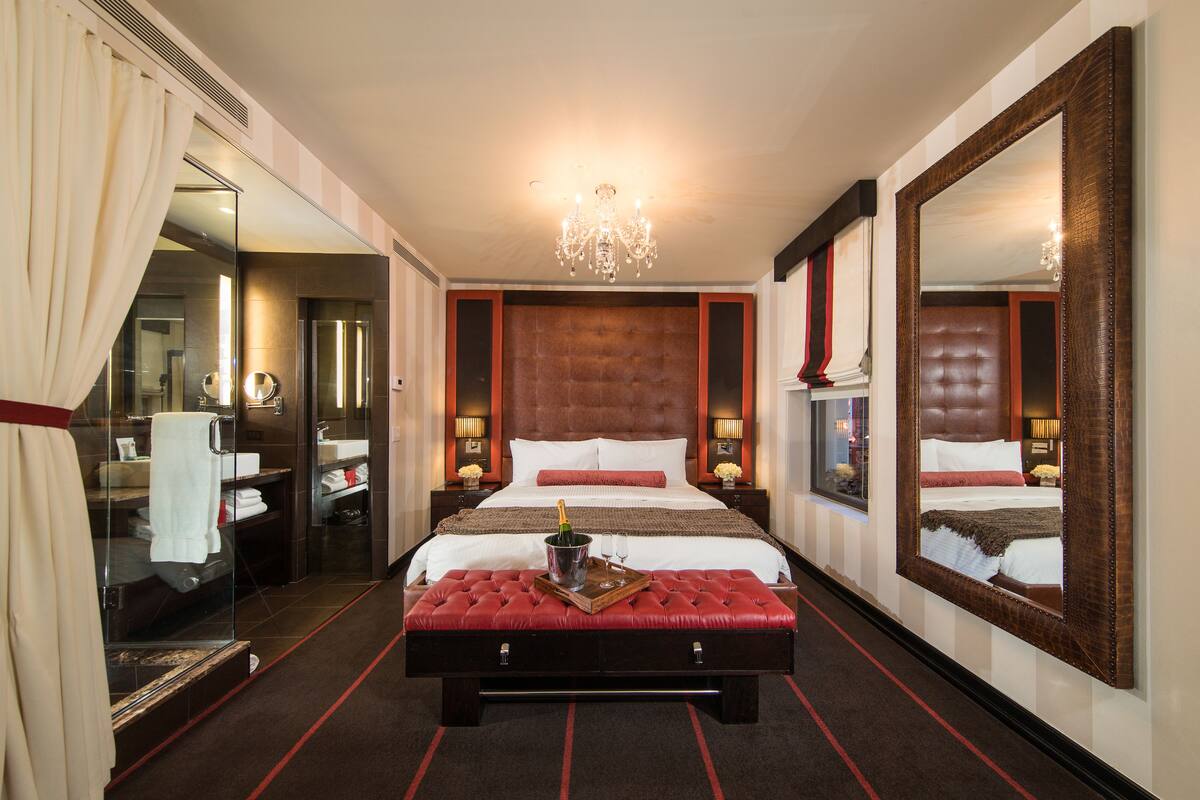 Frette Italian sheets, premium bedding, down duvets, pillow-top beds
