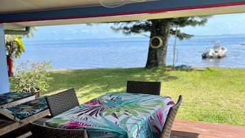 Suite, langs het strand | Terras