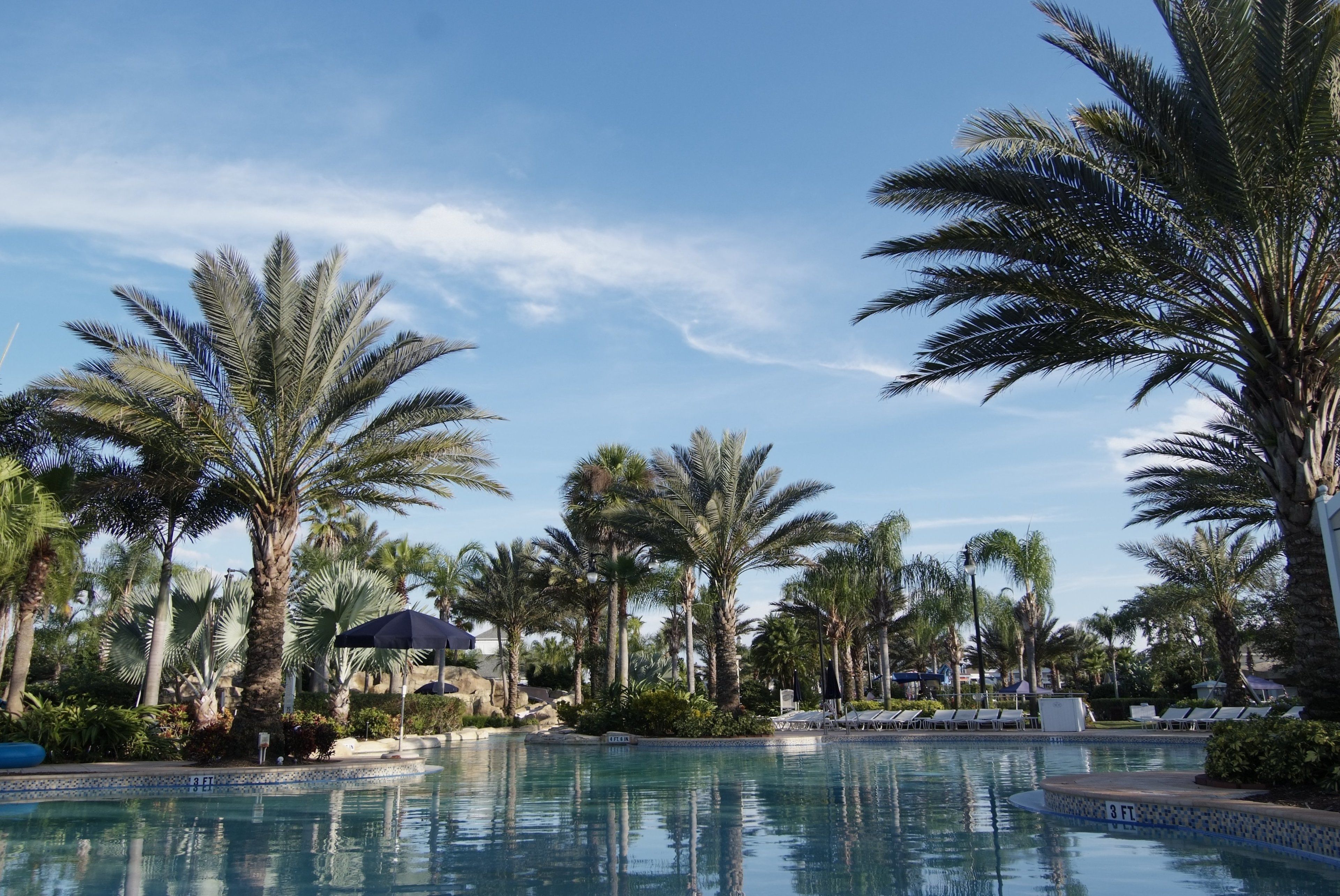 10 outdoor pools, pool cabanas (surcharge), pool umbrellas