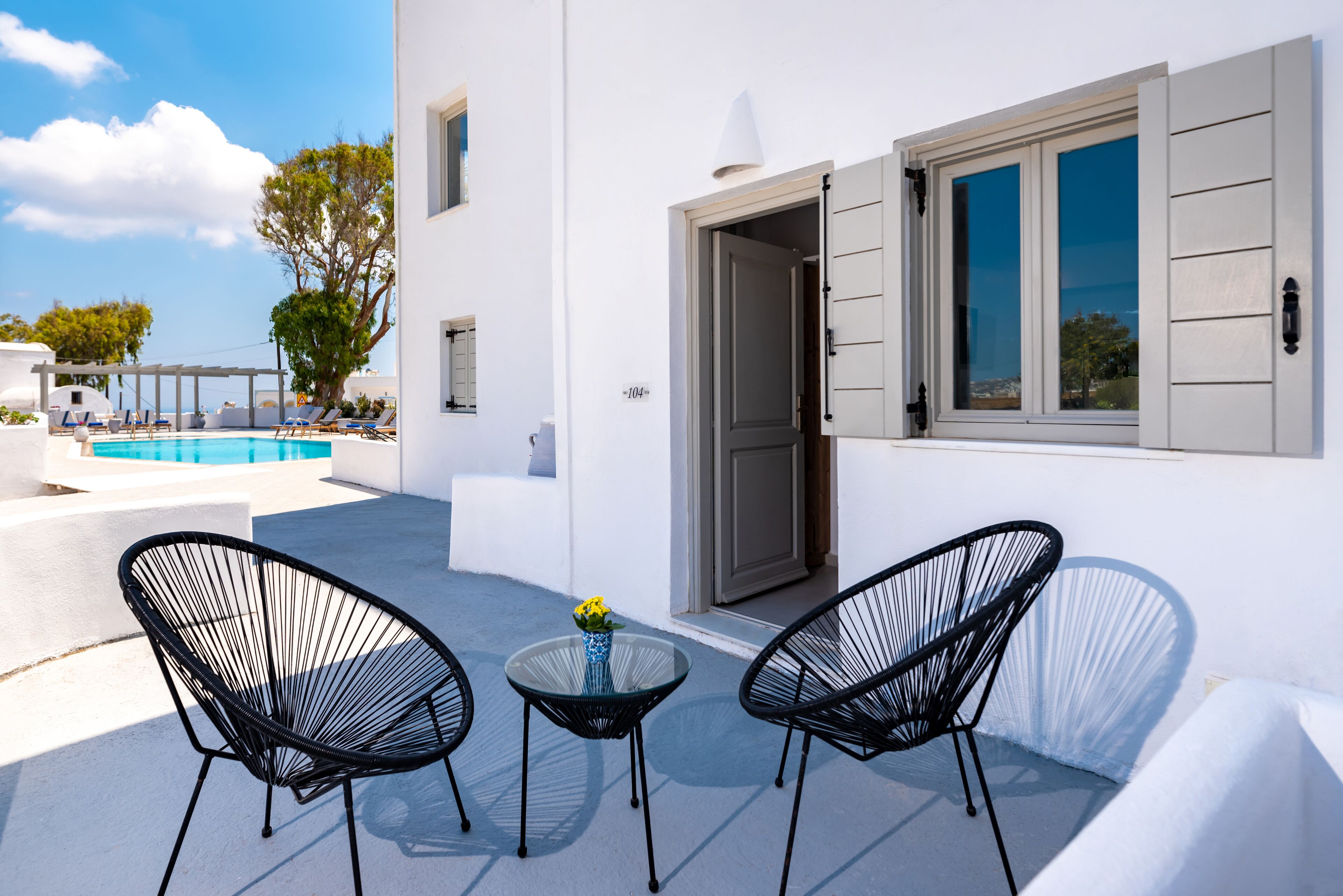 Pool View room with outdoor Jacuzzi | View from room