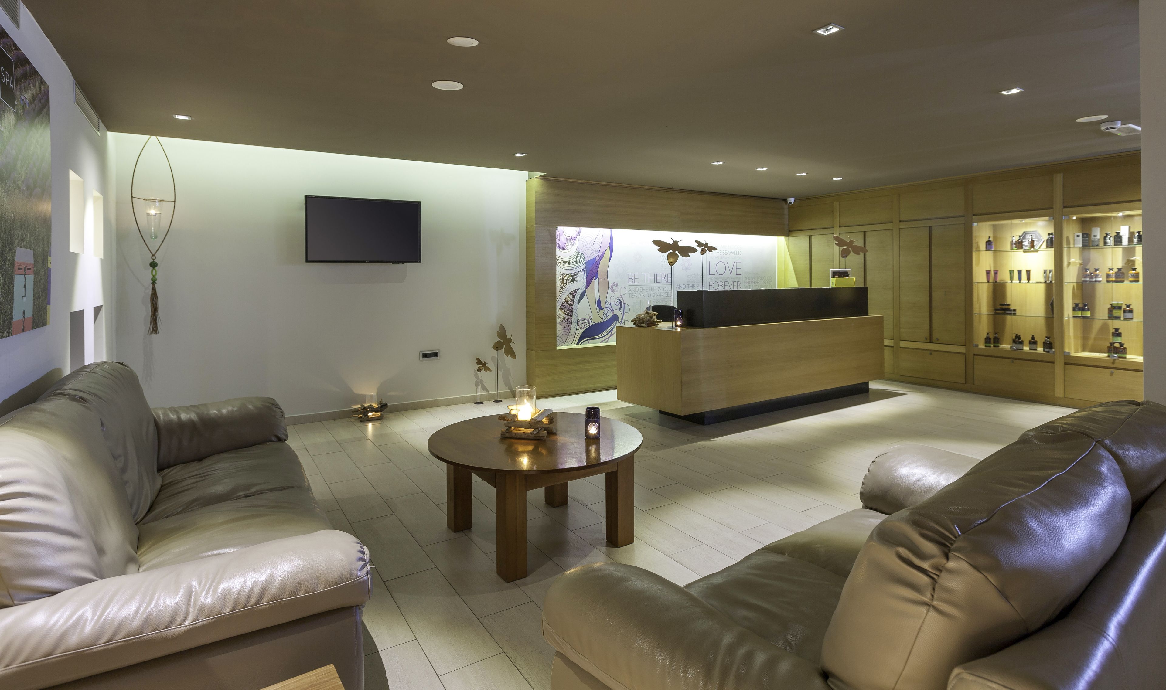 Recepción del spa