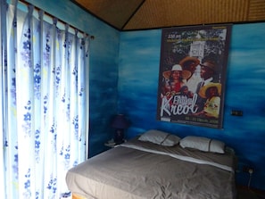 Memory-foam beds, individually decorated, desk, blackout curtains