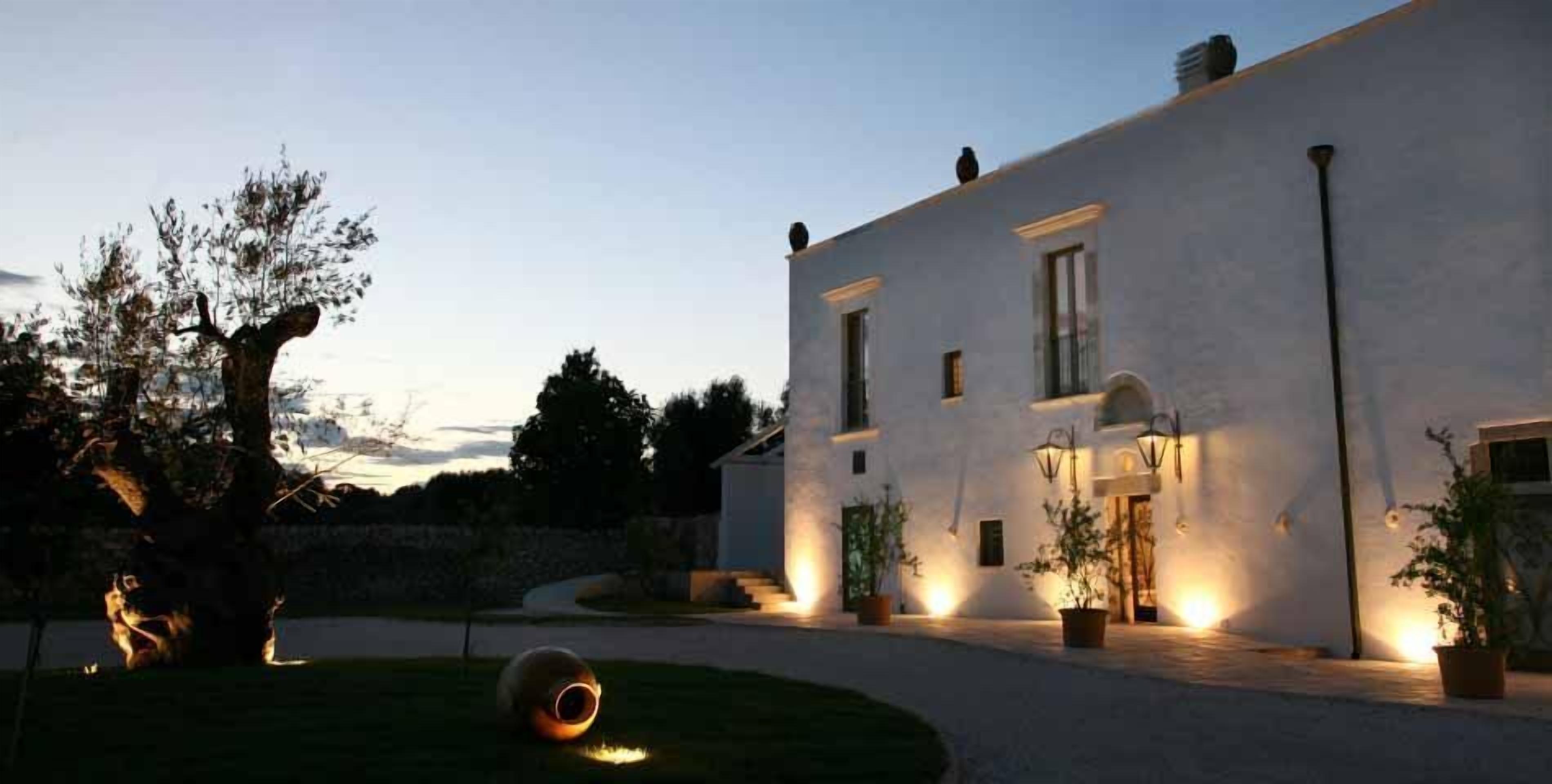 front of property – evening/night