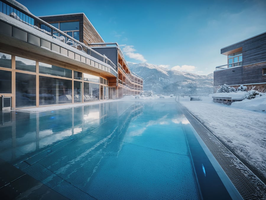 Indoor pool, outdoor pool