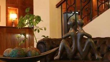 Sitteområde i lobbyen