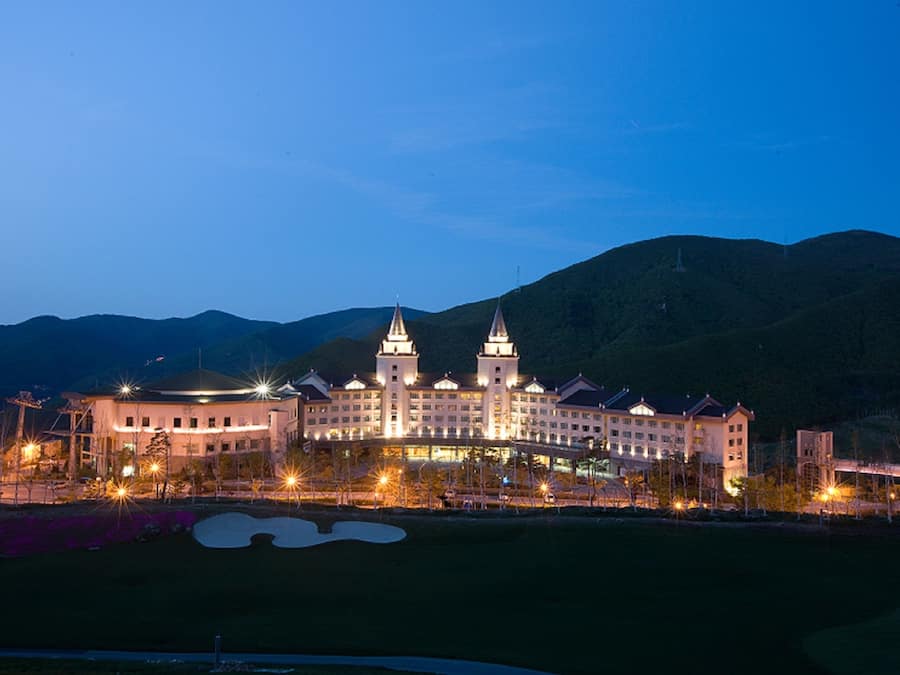 Front of property - evening/night