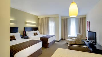 Standard Room, 2 Queen Beds | 1 bedroom, premium bedding, pillowtop beds, in-room safe