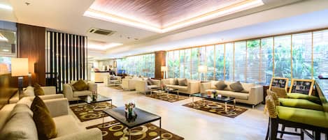 Sala de estar en el lobby