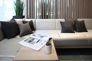 Sala de estar en el lobby