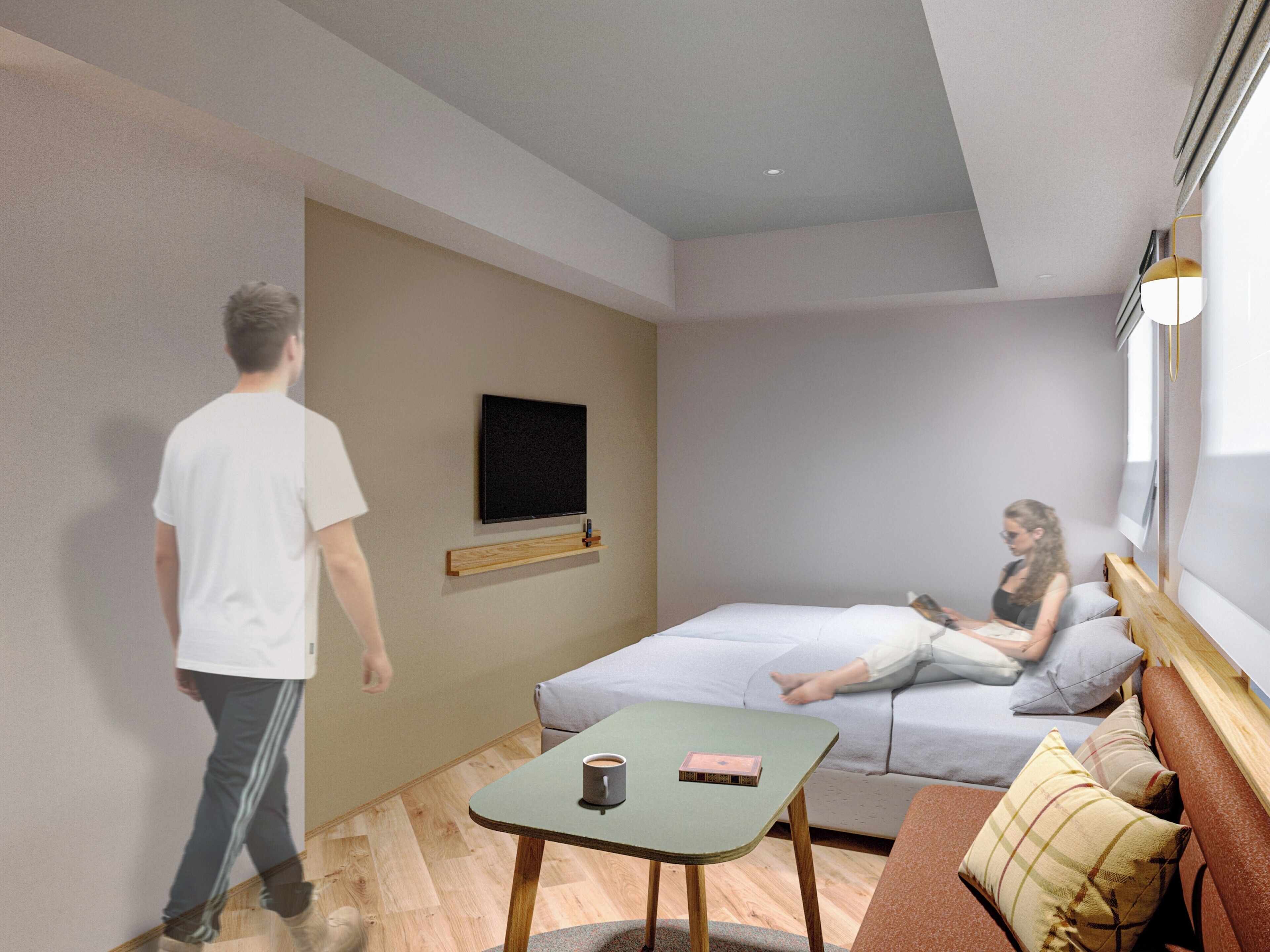 Literie de qualité, couette en duvet