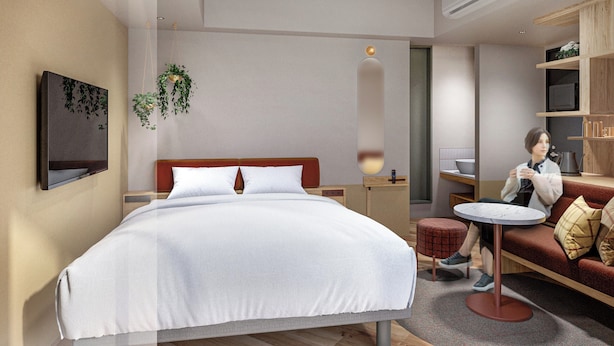 Premium bedding, down comforters, memory foam beds, in-room safe - Tokyu Stay Gotanda (Tokyo)