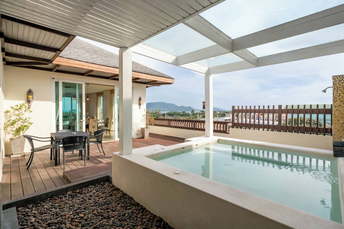 Penthouse | Utsikt fra balkong