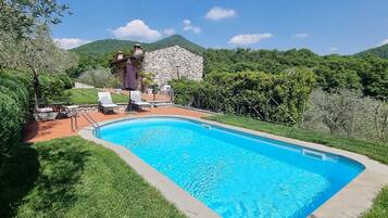 Cottage con piscina privata | Terrasse/Patio