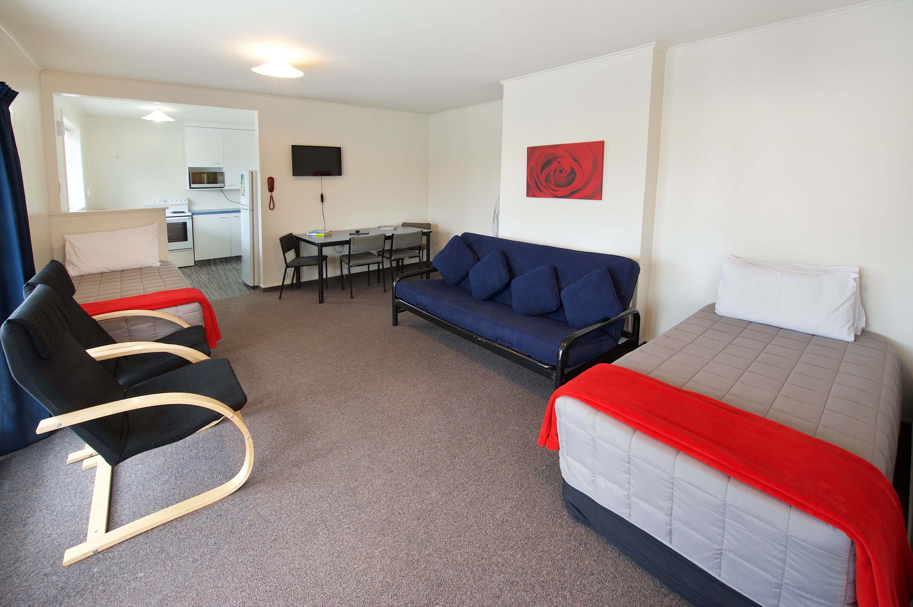 Economy Apartment, 2 Bedrooms | Blackout drapes, soundproofing, iron/ironing board, free WiFi