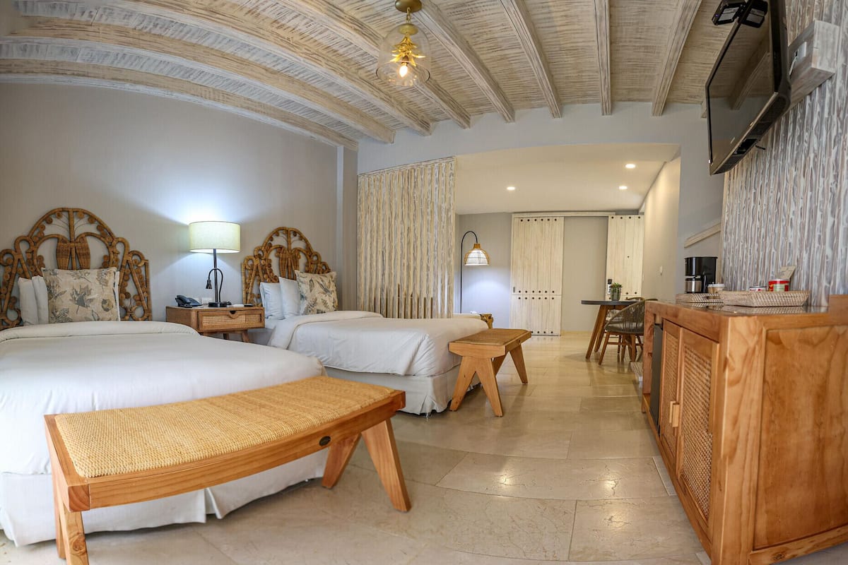 Biancheria da letto di alta qualità, minibar, una cassaforte in camera