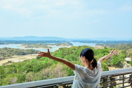 Balcony view. Miyako Resort Okushima Aqua Forest