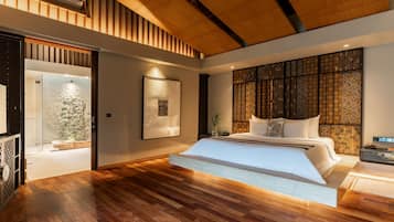 1 quarto, roupas de cama premium, camas com colchões pillow-top