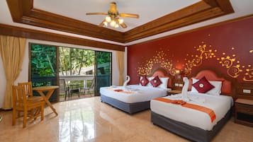 Superior Triple Room | Minibar, in-room safe, free WiFi, bed sheets