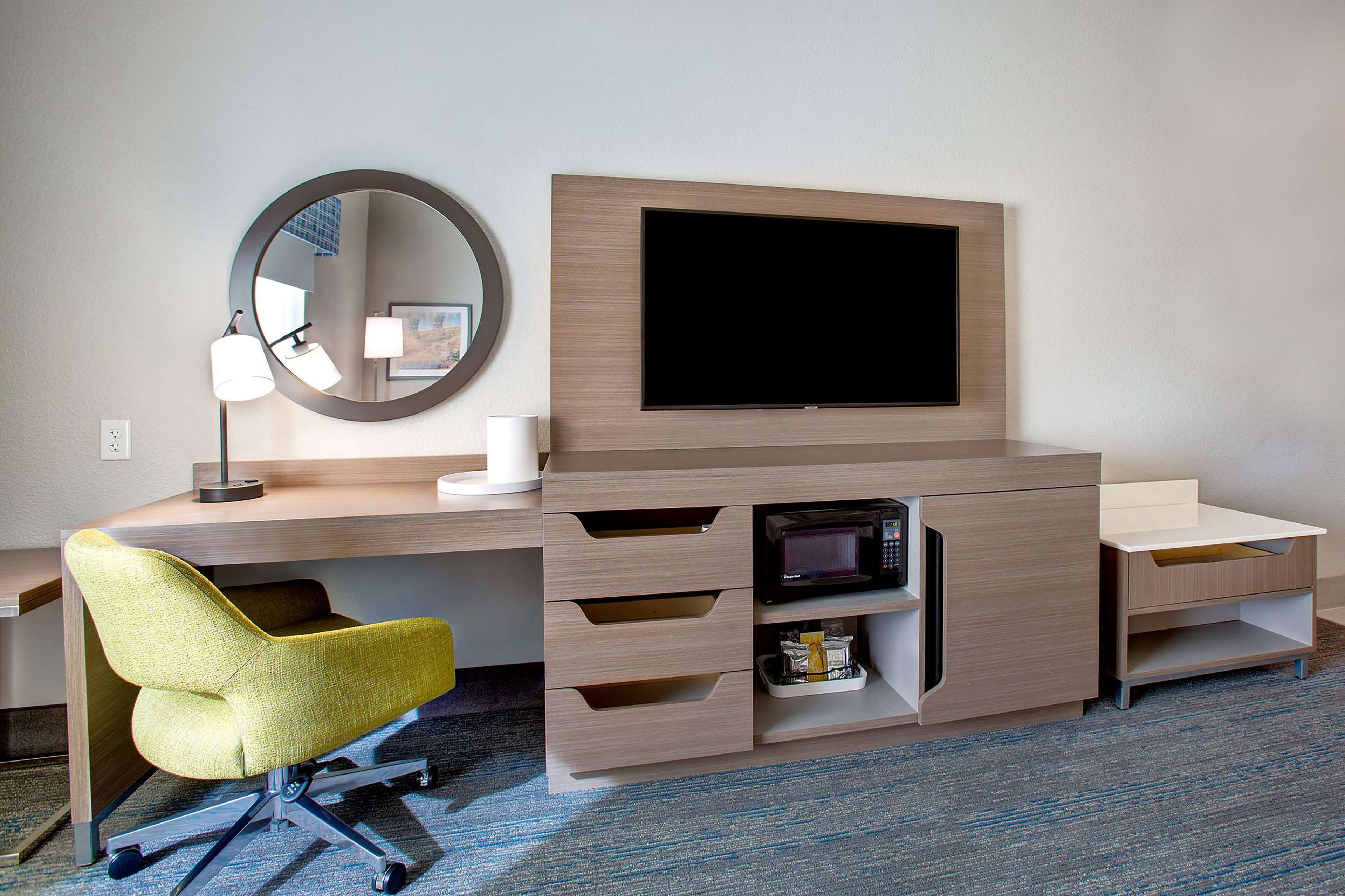 room, 1 king bed, accessible (roll-in shower, mobility & hearing) | in-room safe, desk, iron/ironing board, free wifi