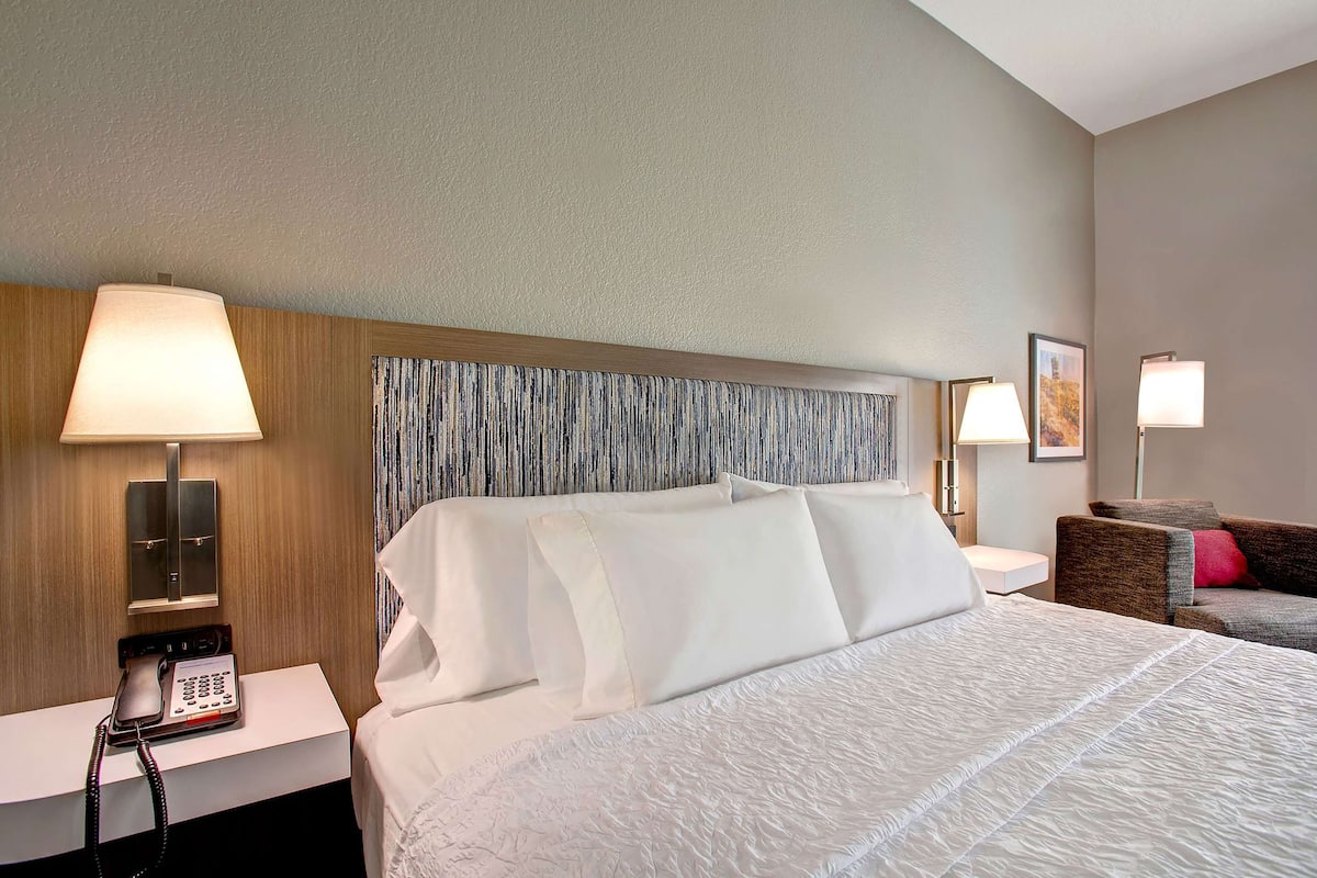 Room, 1 King Bed, Refrigerator & Microwave | In-room safe, desk, iron/ironing board, free WiFi
