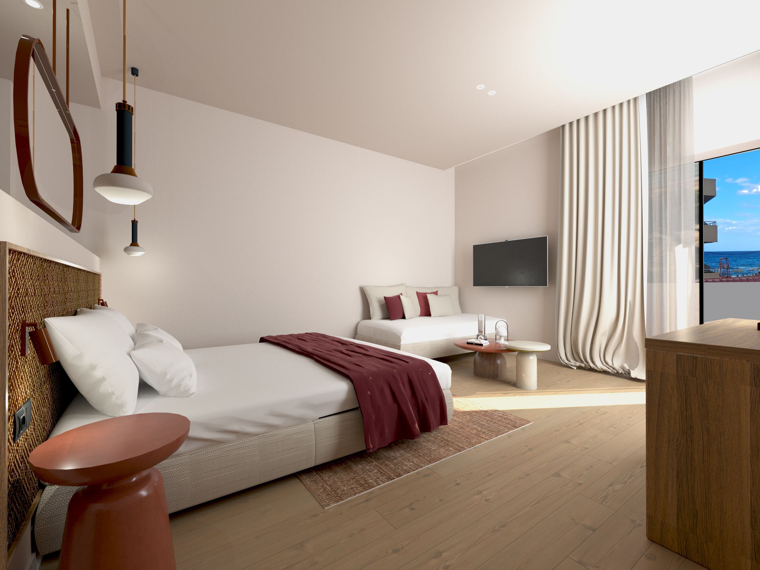 Junior Suite Side Sea View | Ausblick vom Zimmer