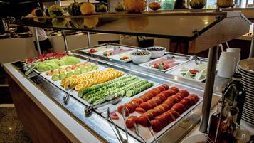 Gratis frukostbuffé varje dag
