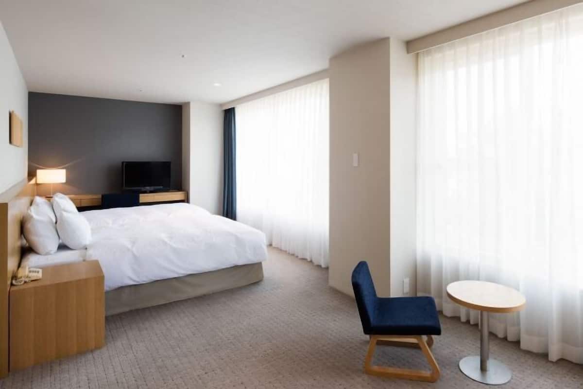Down comforters, in-room safe, desk, free WiFi