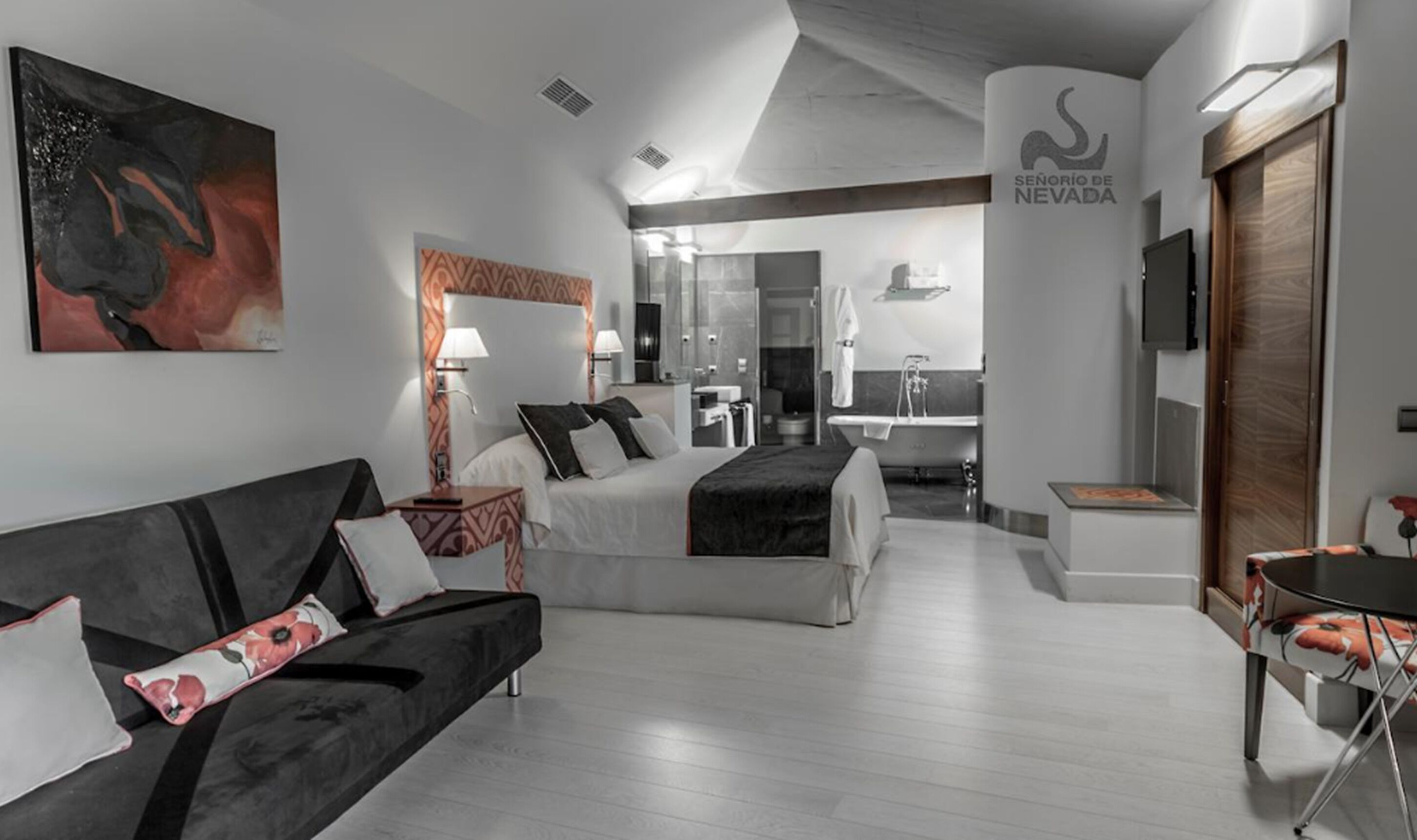 deluxe room (2 adults) | living room | led tv