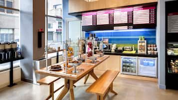 Frühstück zum Mitnehmen unter der Woche gegen Gebühr