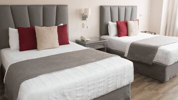 Junior Suite, 2 Double Beds, Kitchenette | In-room safe, free WiFi, bed sheets