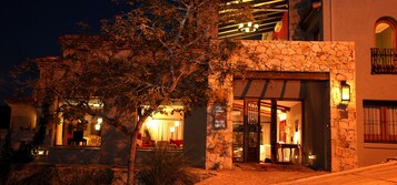 Front of property - evening/night