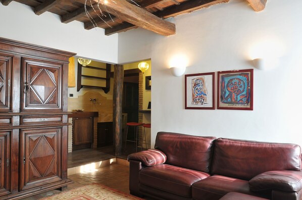 Living room - Luxury Trastevere (Rome)