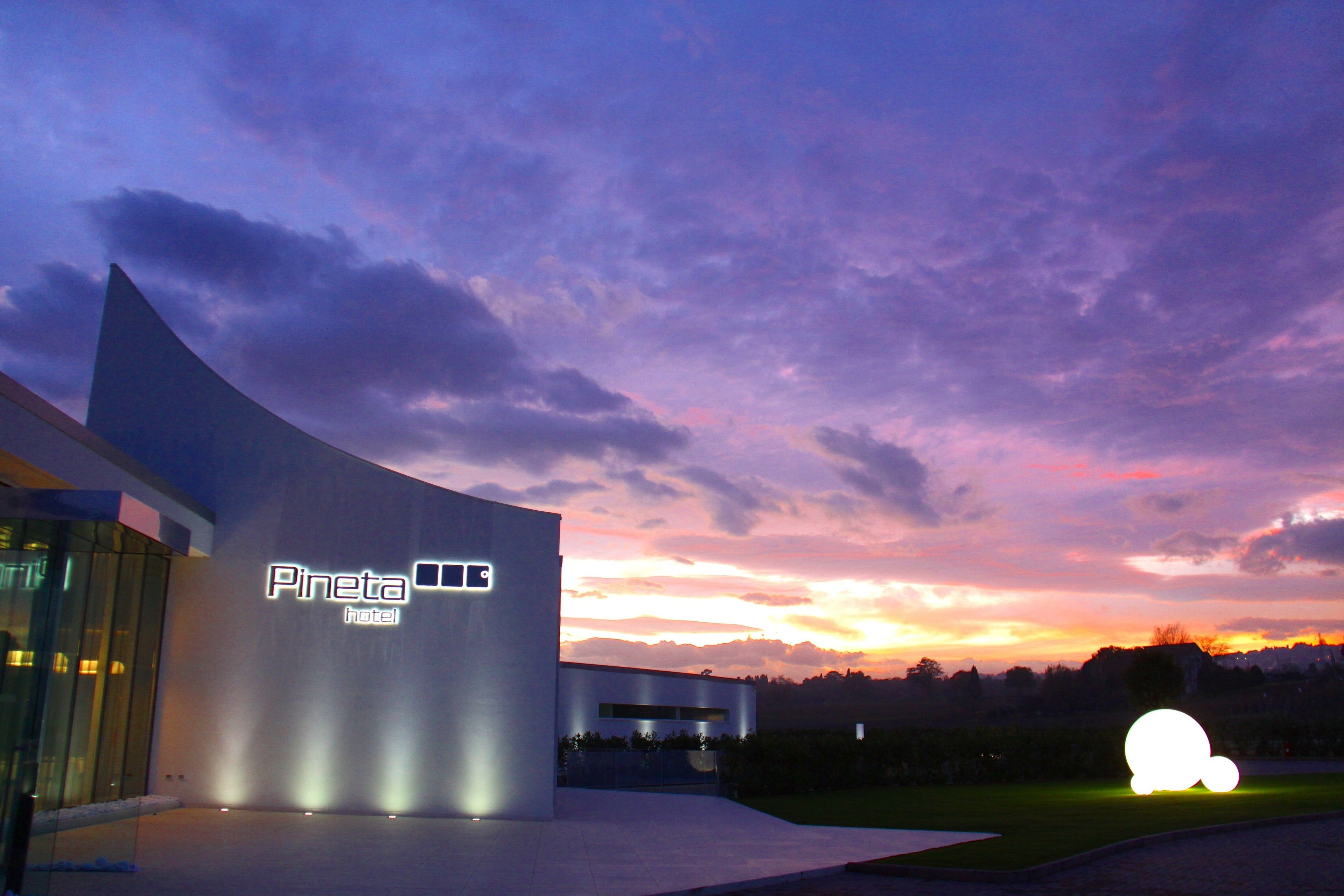 front of property – evening/night