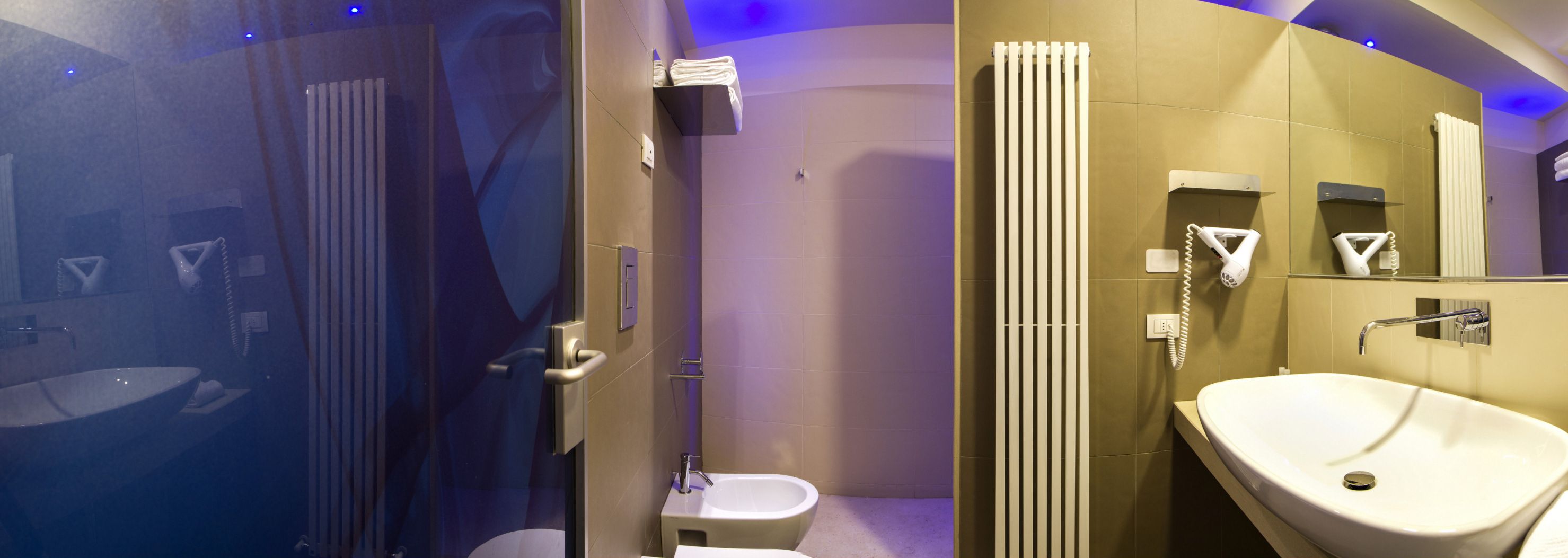 shower, rainfall showerhead, eco-friendly toiletries, hair dryer