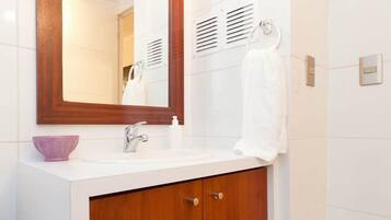 Free toiletries, hair dryer, bathrobes