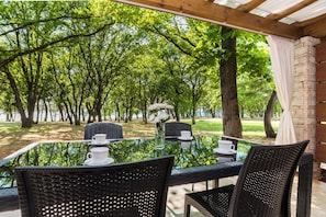 Premium Apartment (for 2+2 persons) | Terrace/patio