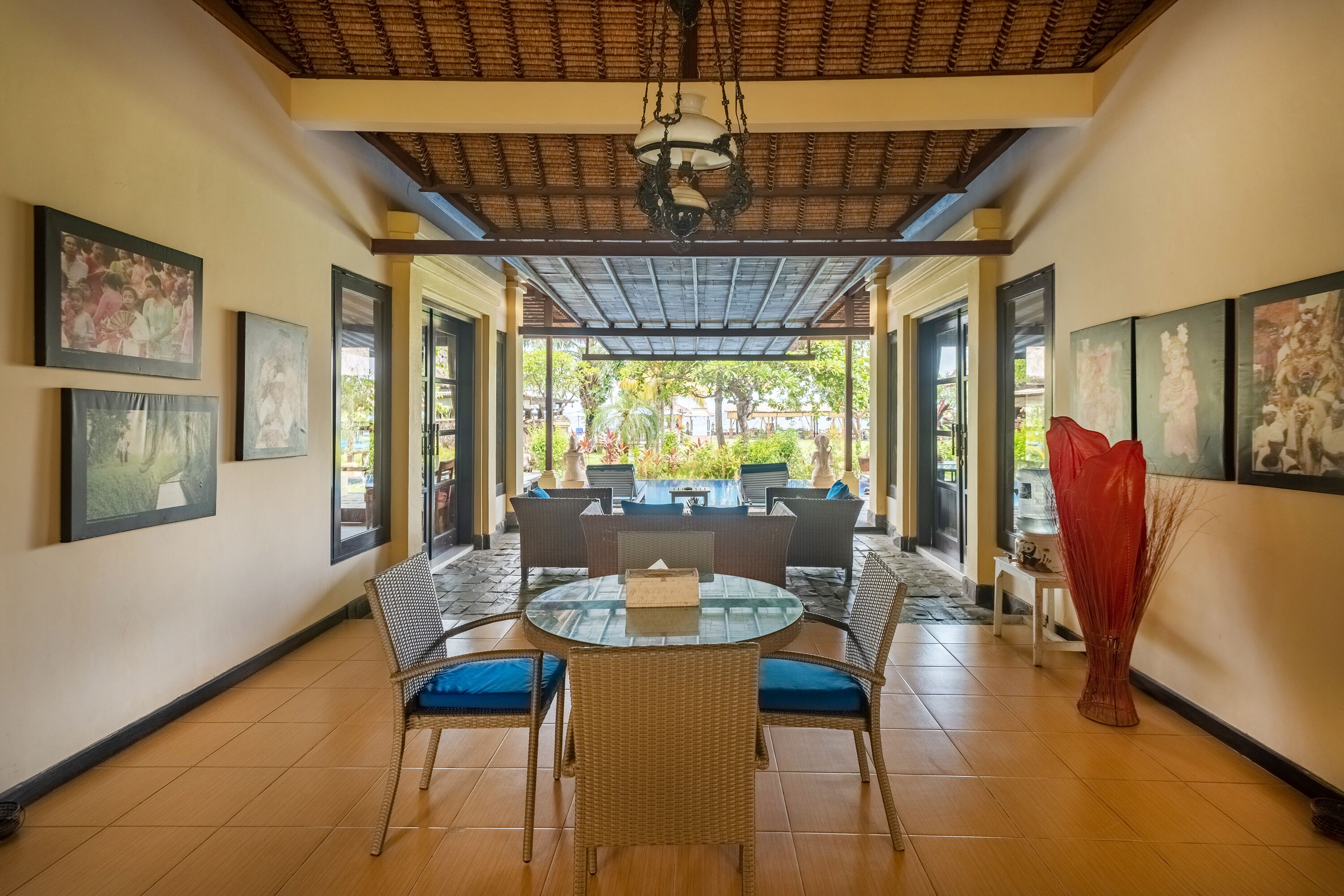saripati oceanfront villa no.1 | private kitchen | fridge, coffee/tea maker, electric kettle