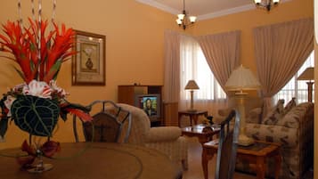43-inch TV with satellite channels
