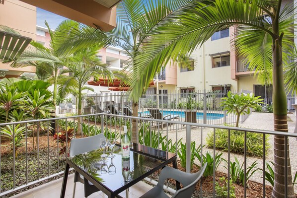 Departamento estándar, 1 habitación, balcón | Terraza o patio