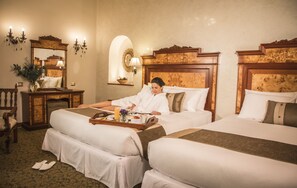 Habitación Deluxe con 2 camas individuales (Oxygen) | Sábanas de algodón egipcio y ropa de cama de alta calidad