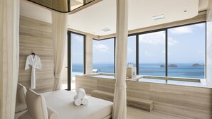 總統別墅, 1 張特大雙人床 (Pool) | 浴室