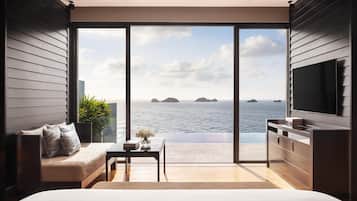 Vila, 1 kamar tidur, akses ke kolam renang (Five Islands) | Seprai premium, selimut bulu angsa, bantalan ekstra lembut, dan brankas