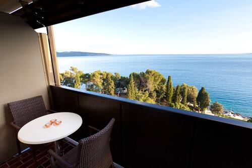 Chambre Double, balcon, vue mer | Vue de la chambre